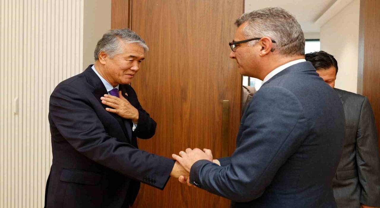 KKTC Cumhurbaşkanı Erhürman, TÜRKSOY Genel Sekreteri Raevi kabul etti