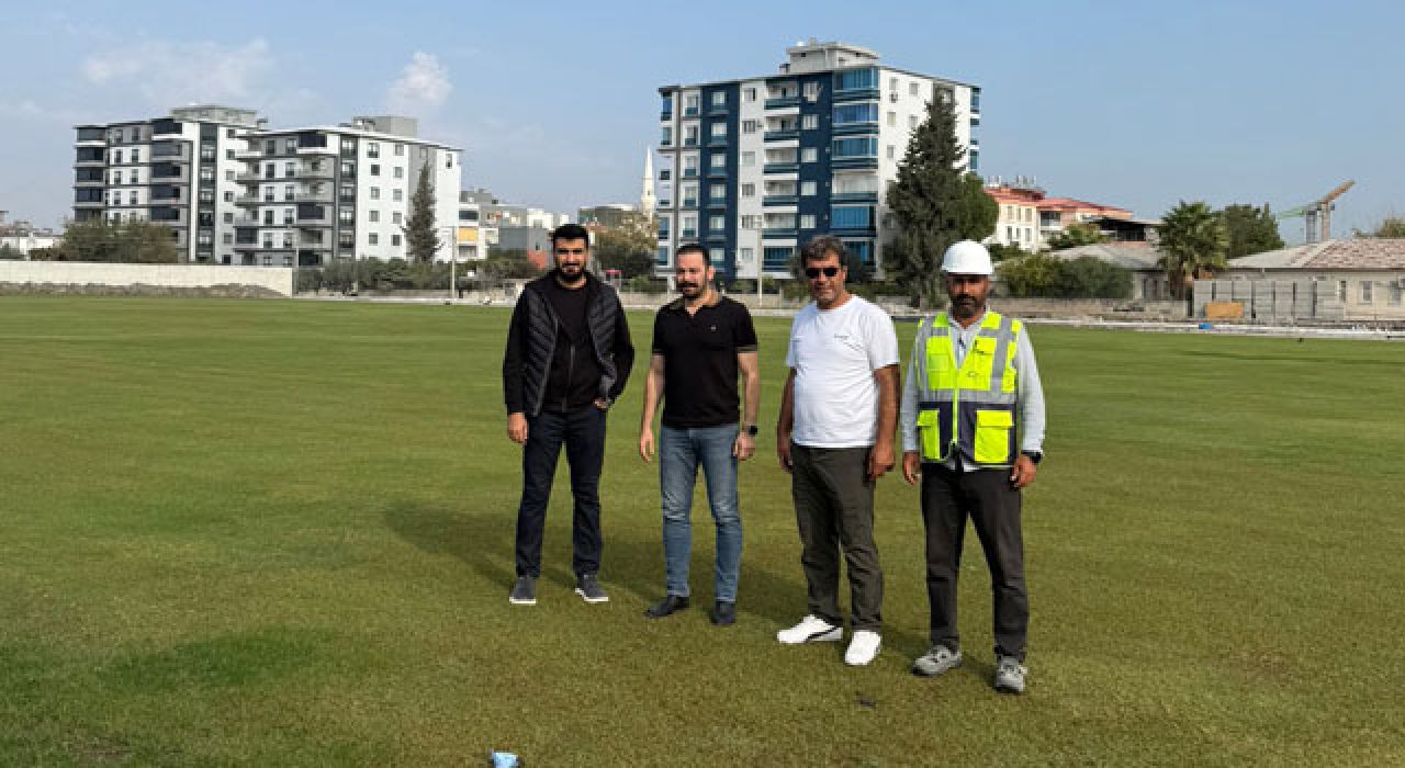 Kobaner, 7 Ocak Stadyumu’ndaki Çalışmaları İnceledi
