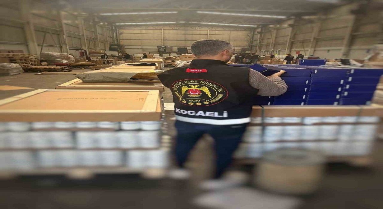 Kocaelide 15 milyon liralık sahte yedek parça ele geçirildi