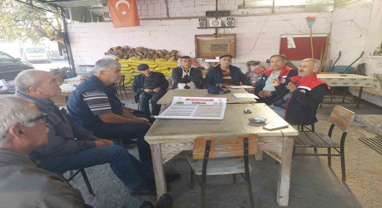 Koçarlıda üreticilerle şap hastalığı ve tarımsal desteklemeler görüşüldü