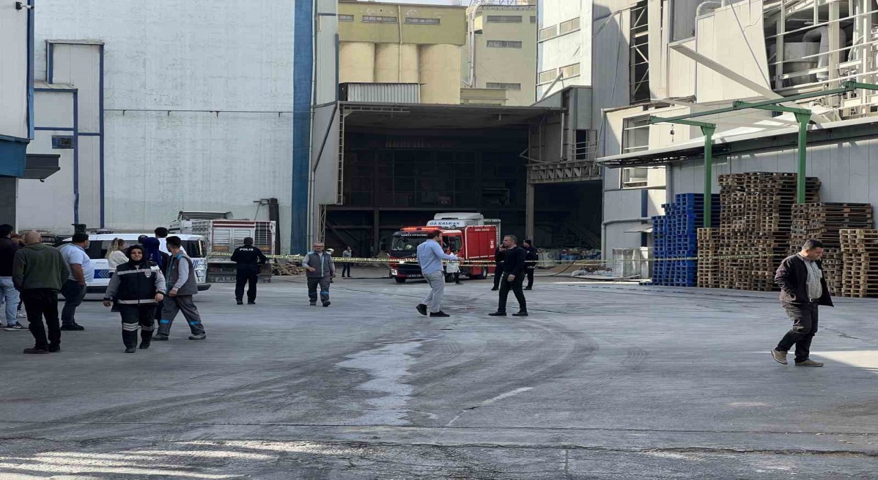 Konyada fabrikada gaz sıkışması sonucu parlama