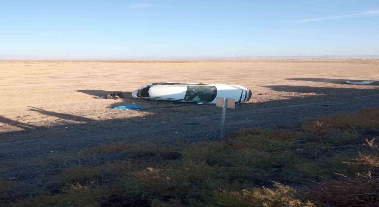 Konyada otomobil takla attı: 6 yaralı