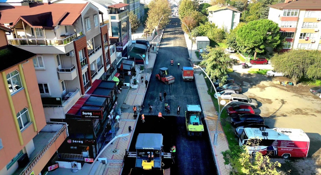 Körfezde hafta sonu asfalt mesaisi