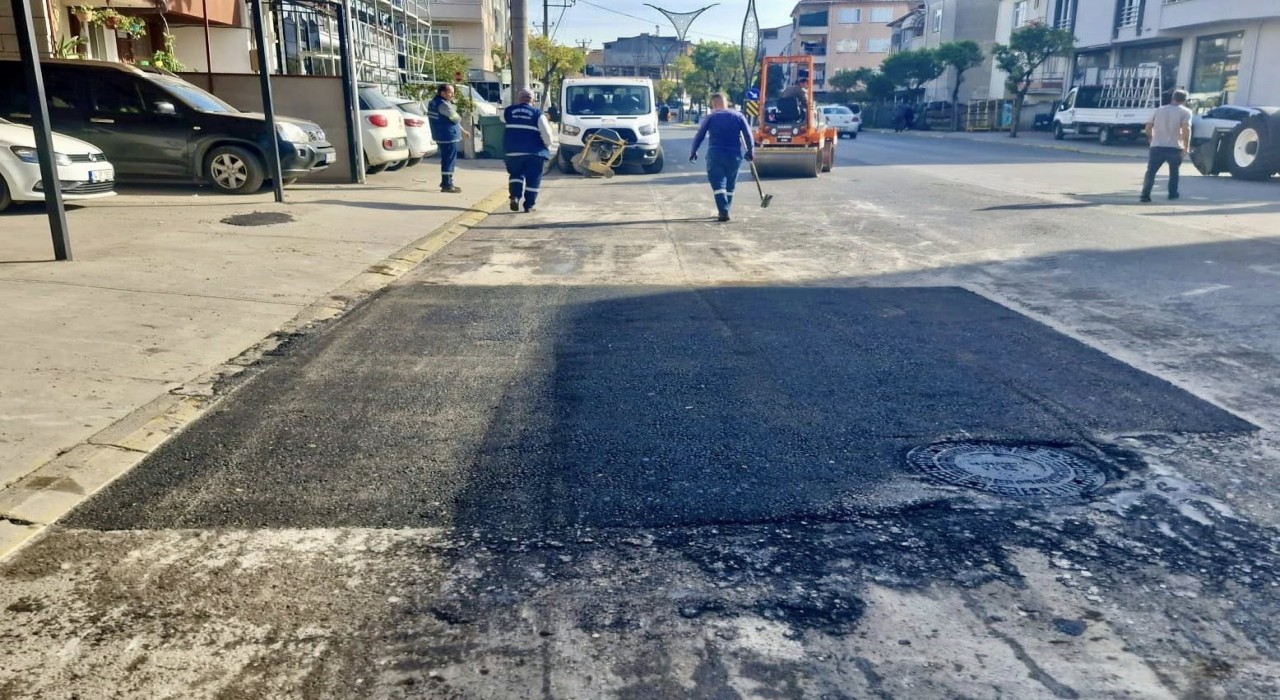 Körfezde yol bakım ve onarım çalışmaları sürüyor