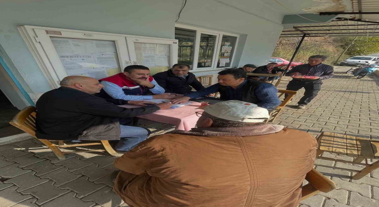 Köşkte çiftçiler bilgilendirildi, talepleri dinlendi
