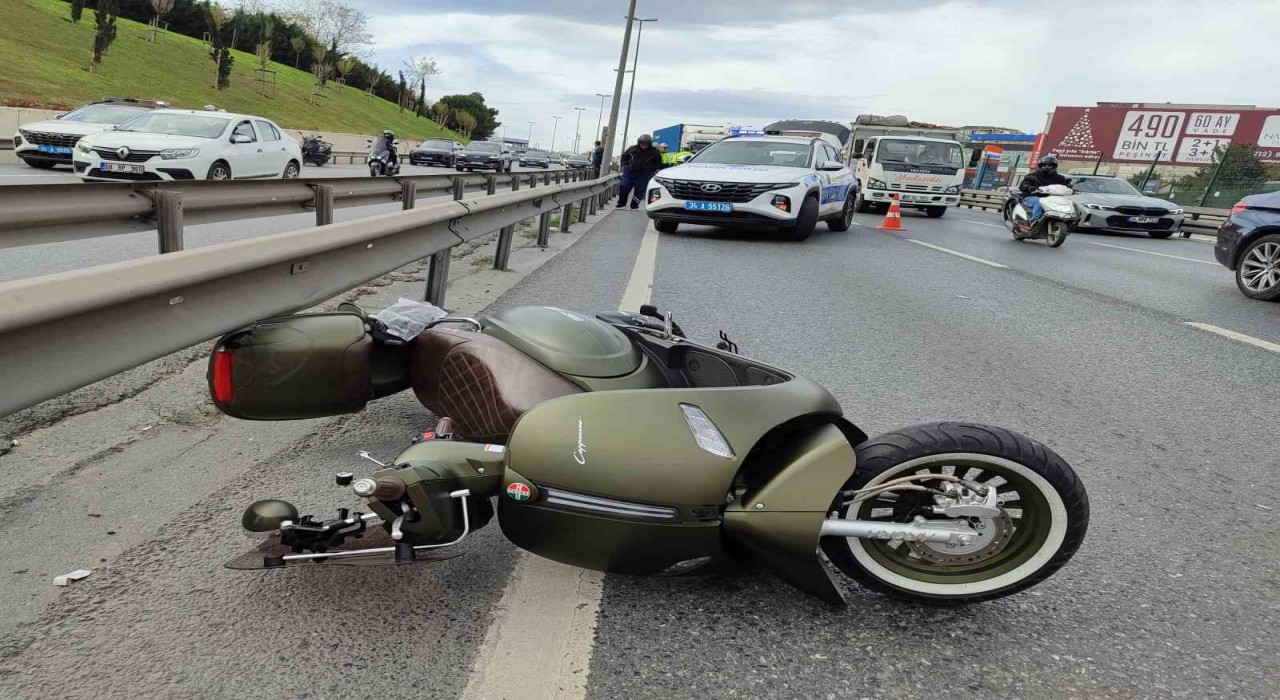 Küçükçekmecede motosiklet kazası: 1ölü