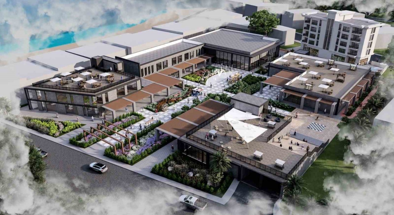 Kuşadası Yaşam, Kültür ve Spor Merkezinin yapımı sürüyor