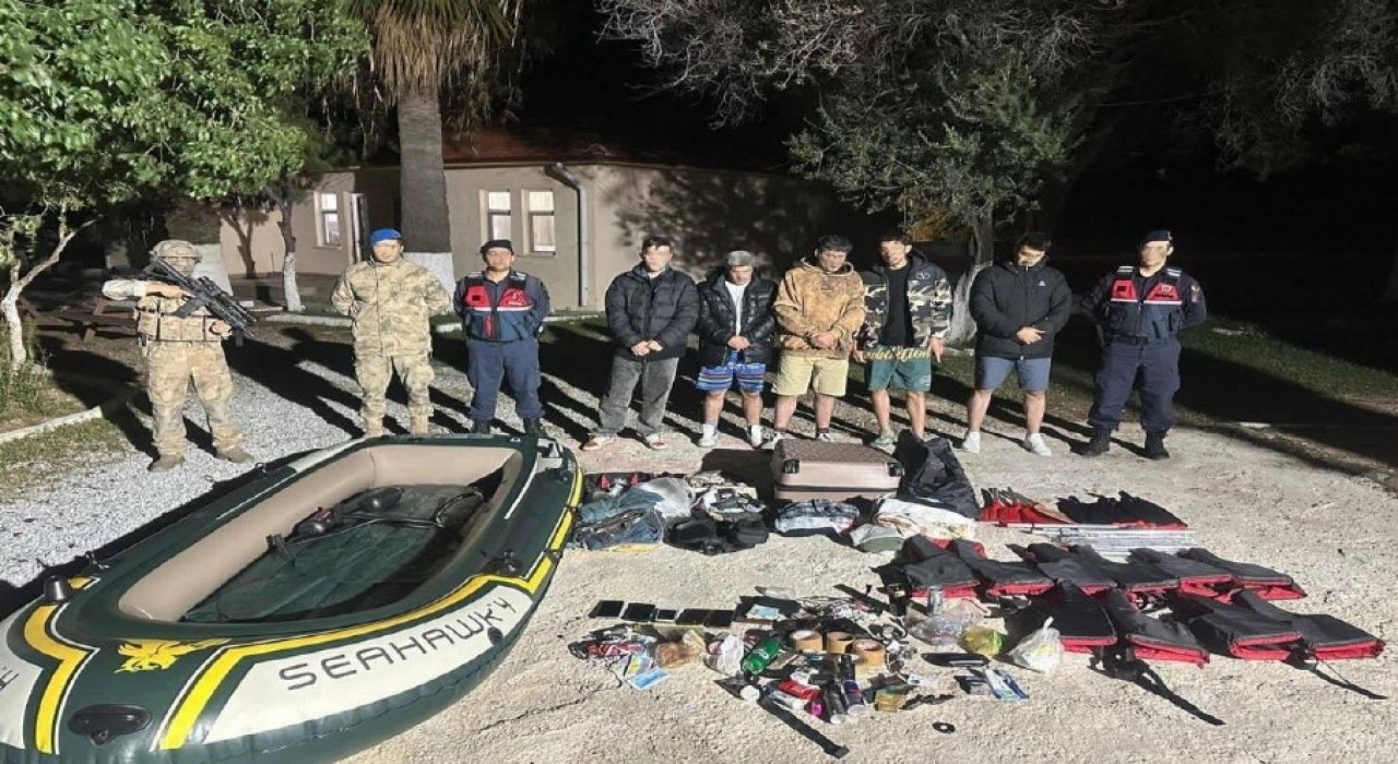 Kuşadasında yasa dışı geçiş hazırlığındaki 5 düzensiz göçmen yakalandı