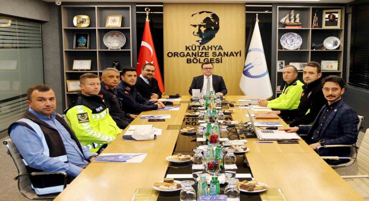 Kütahya OSBde bağlantı yolu değerlendirme toplantısı