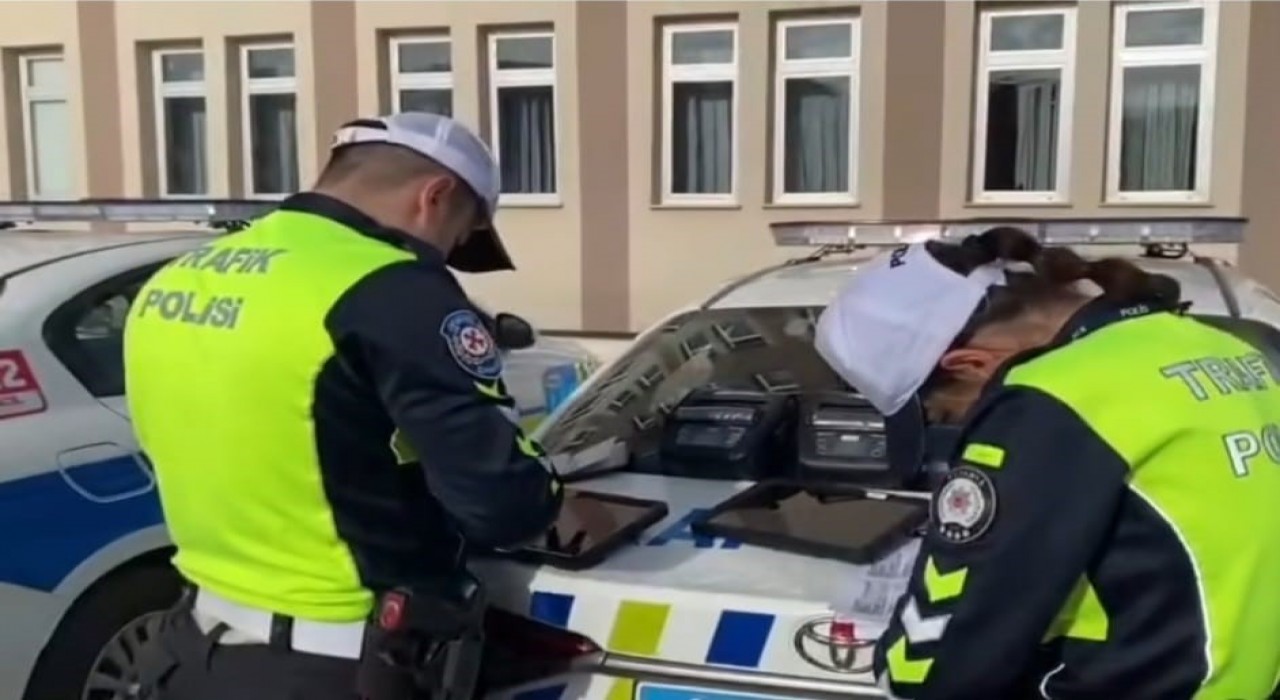 Kütahyada okul servislerine güvenlik denetimi