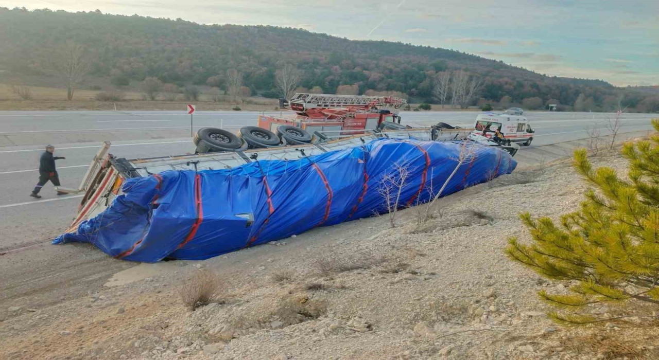 Kütahyada trafik kazası: 1 yaralı