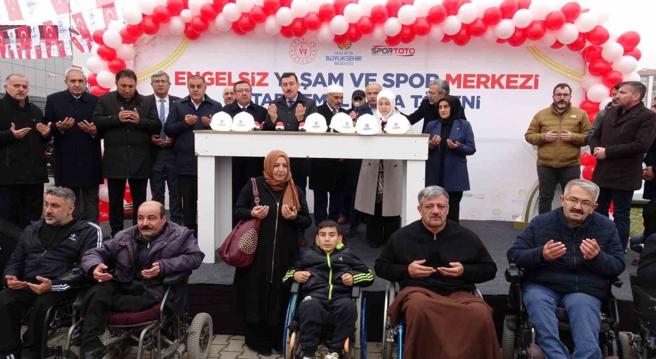 Malatyada Engelsiz Yaşam ve Spor Merkezi 2. etabının temeli atıldı