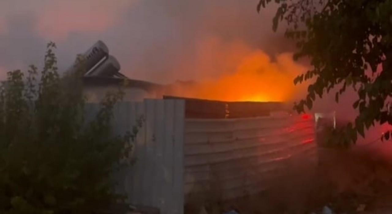 Malatyada ev yangını