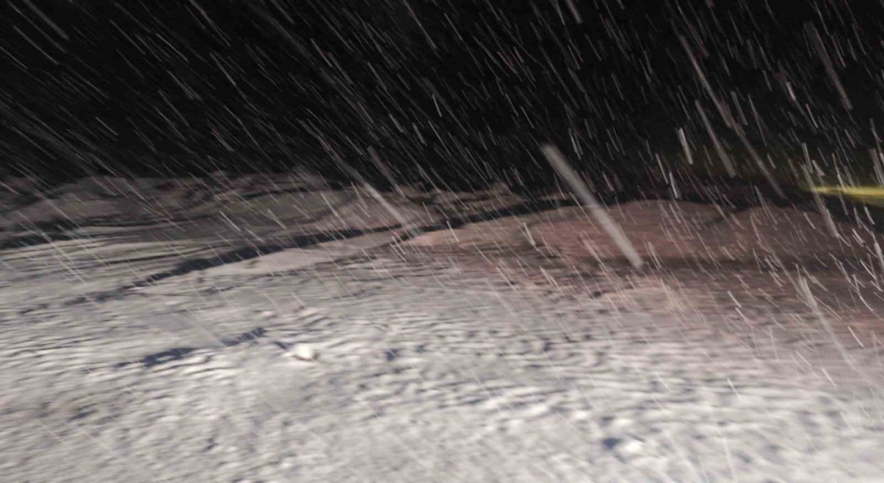 Malatyada kırsal bölgeler kar altında