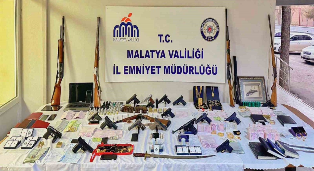 Malatyada tefecilik ve kumar operasyonu: 31 gözaltı