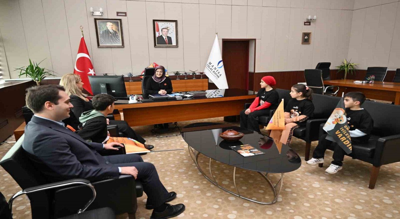 Manisa CBÜde lösemili çocuklara dikkat çekildi