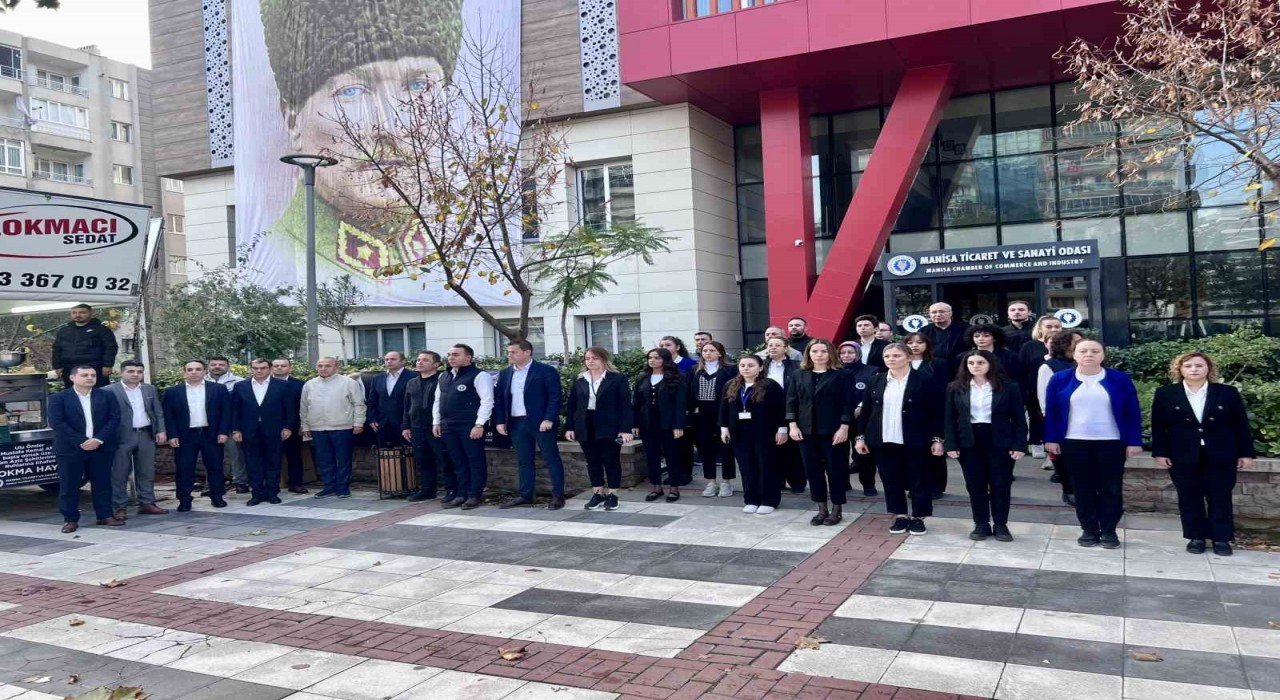 Manisa TSOdan 10 Kasımda Ataya saygı ve minnet