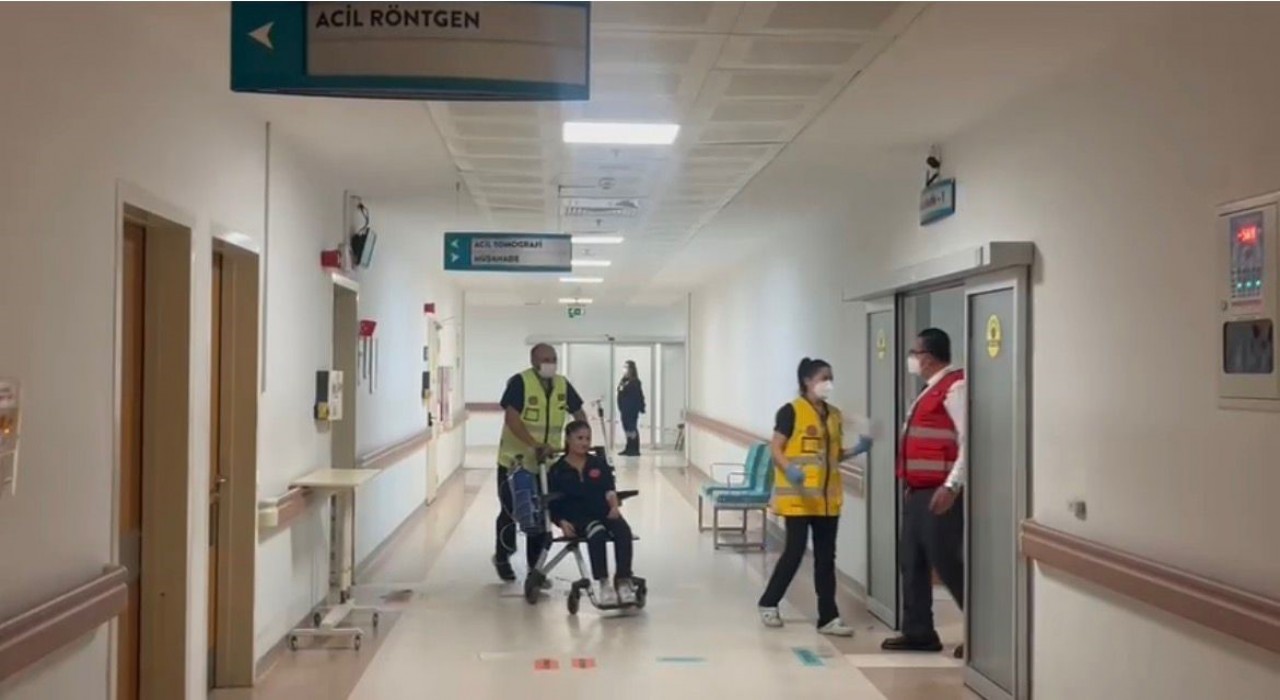 Mehmet Akif Ersoy Devlet Hastanesinde ‘TAMP tatbikatı