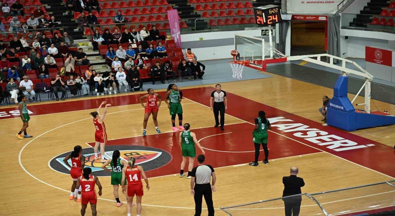 Melikgazi Kayseri Basketbol evinde mağlup