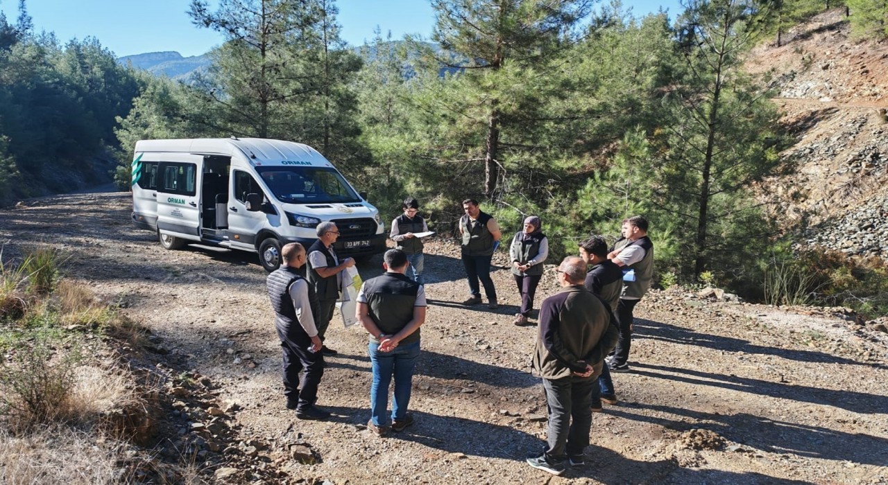 Mersin Orman Bölge Müdürlüğünde saha eğitimleri devam ediyor