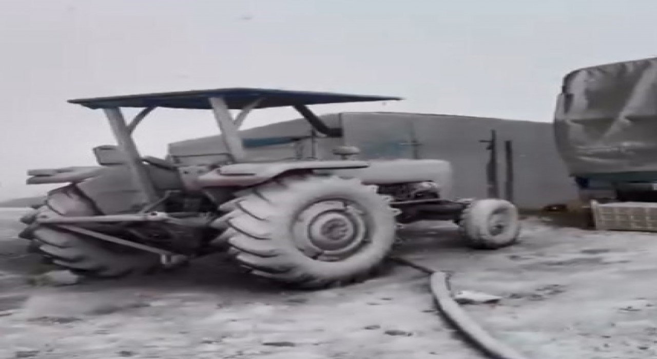 Mersinin yüksek rakımlı bölgelerinde kar yağışı