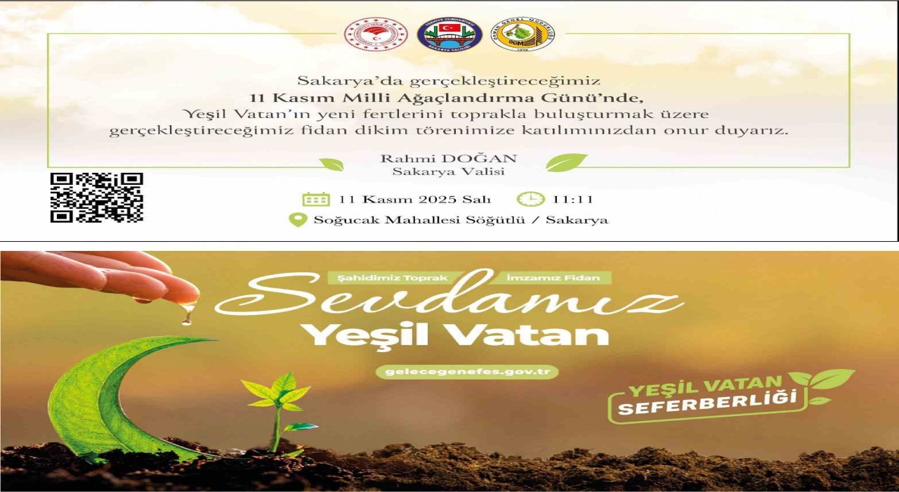 Milli Ağaçlandırma Gününde Sakaryada binlerce fidan toprakla buluşacak