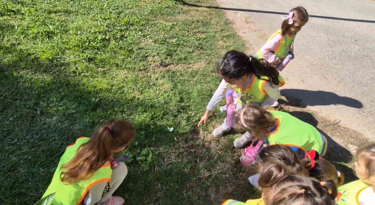 Minik doğa kaşifleri Kepezde işbaşında