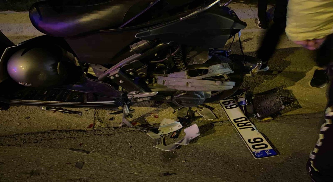 Mudanyada alkollü sürücü dehşeti: Motosiklete çarpıp kaçtı