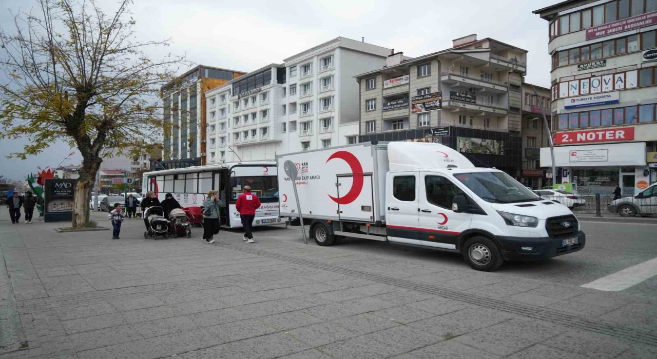 Muşta kan bağışına ilgi düşük kaldı