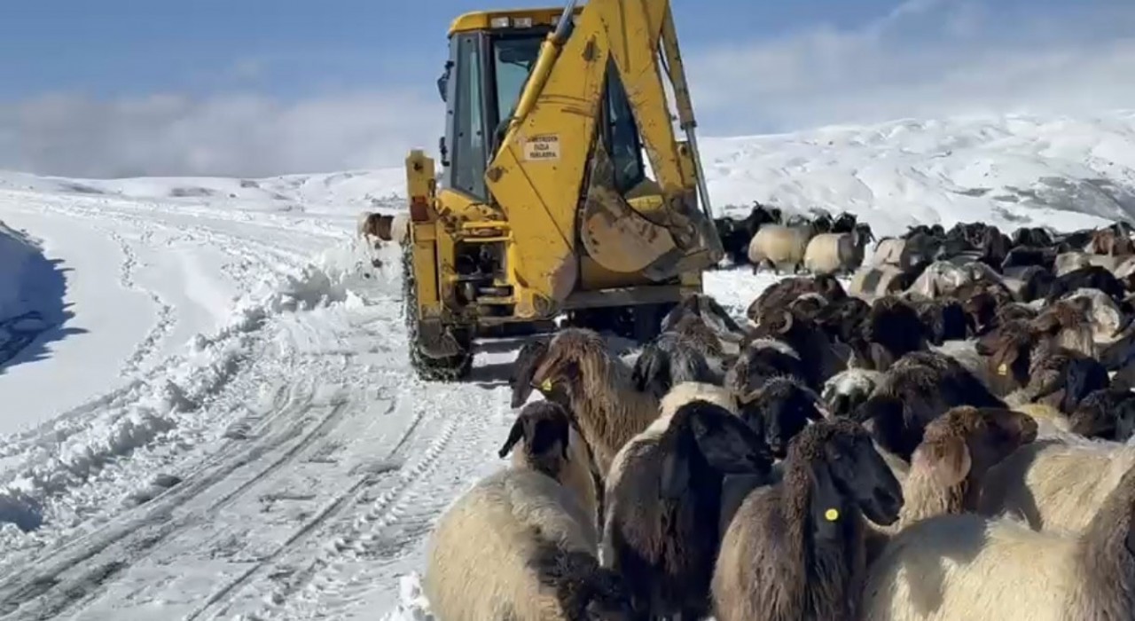 Muşta yoğun kar yağışı