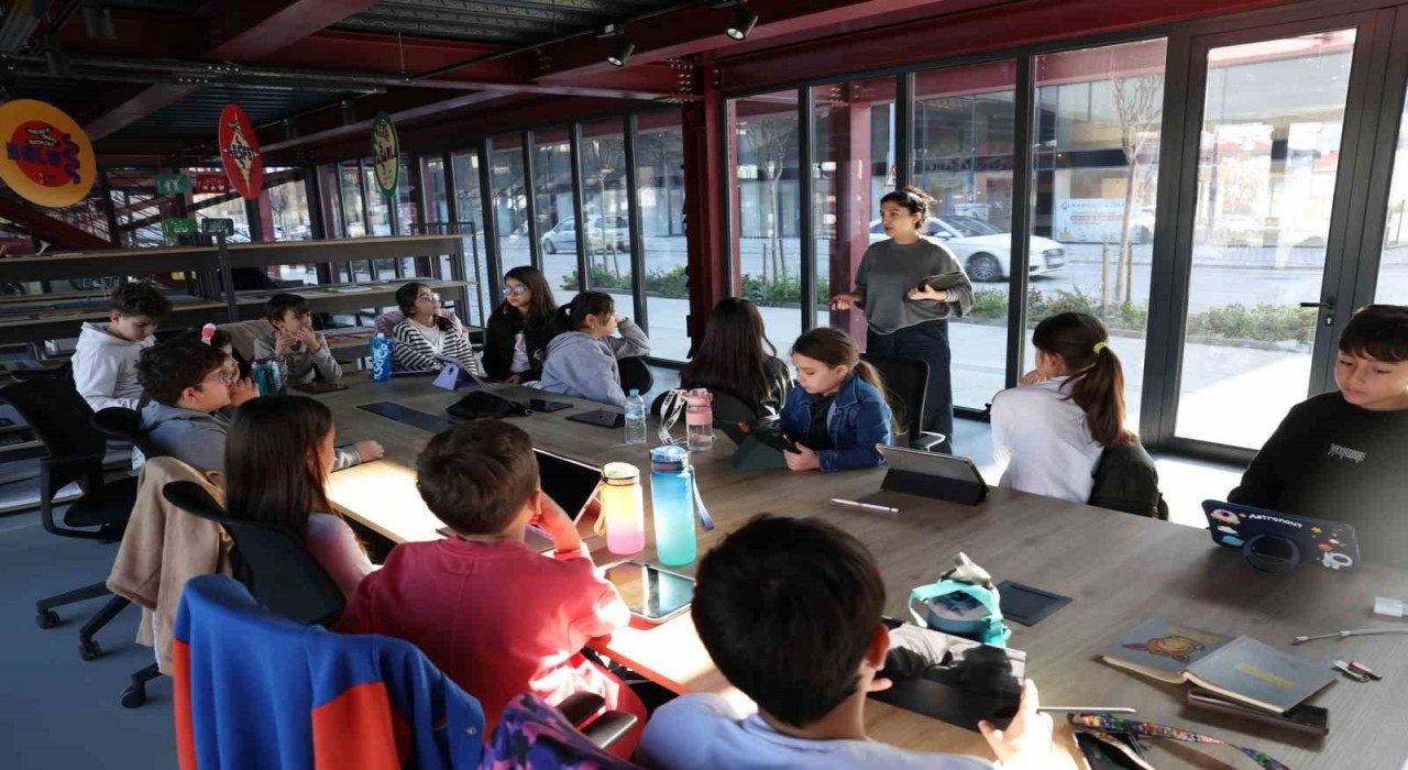 Nilüferde çocuklar animasyonun temellerini öğrendi