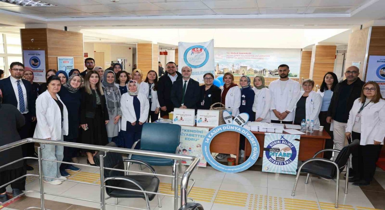 NÖHÜden diyabet farkındalığı etkinliği