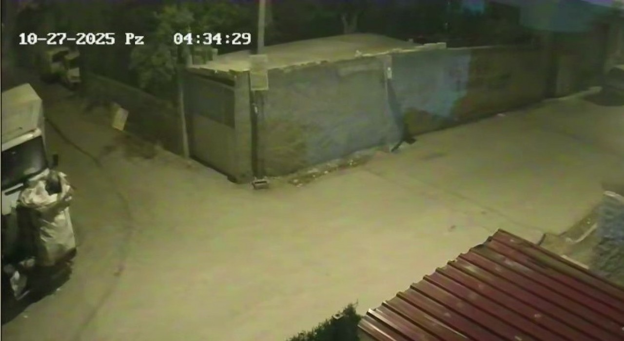 Önce güvenlik kamerasına sonra polise yakalanan hırsız tutuklandı