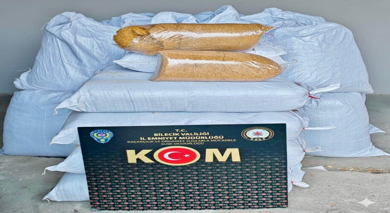 Osmanelide kaçak tütün operasyonu