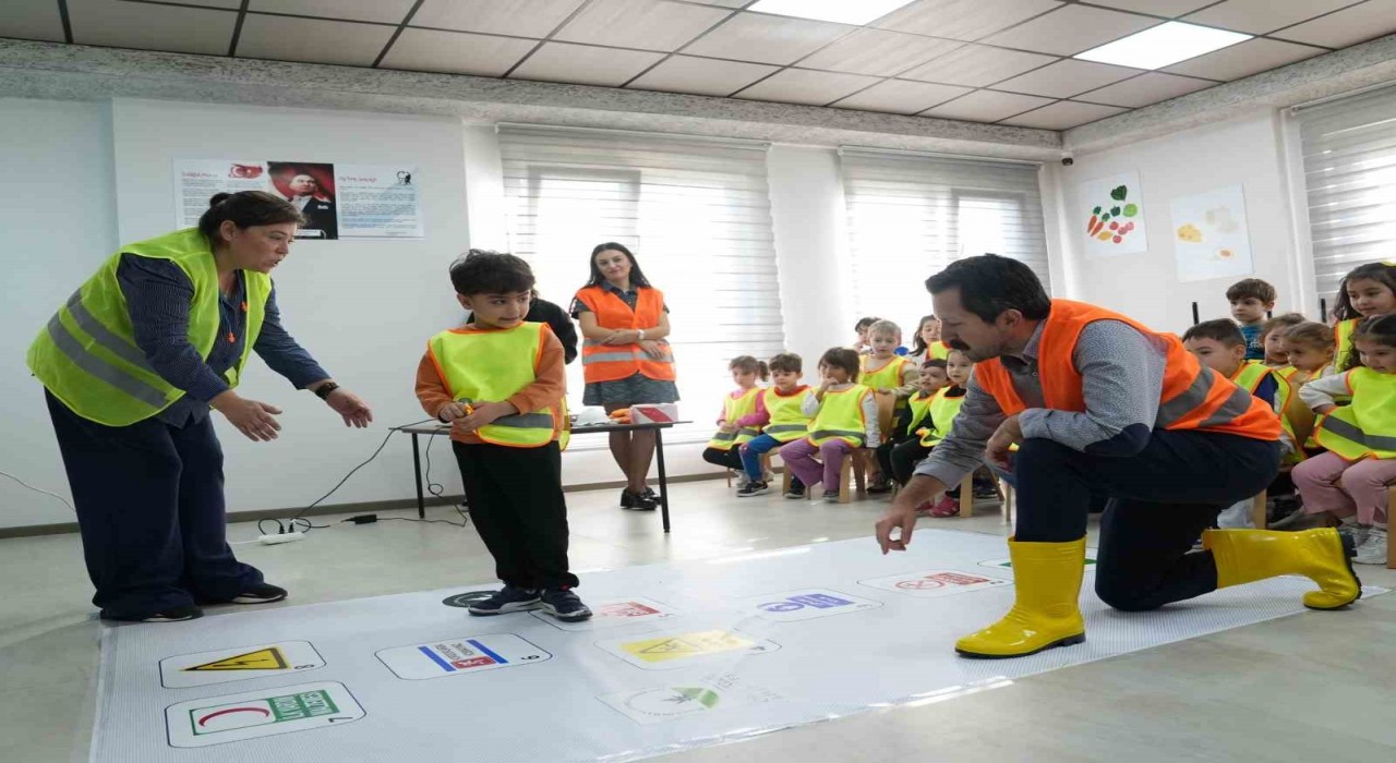 Osmangazi kreşlerinde miniklere iş güvenliği eğitimi