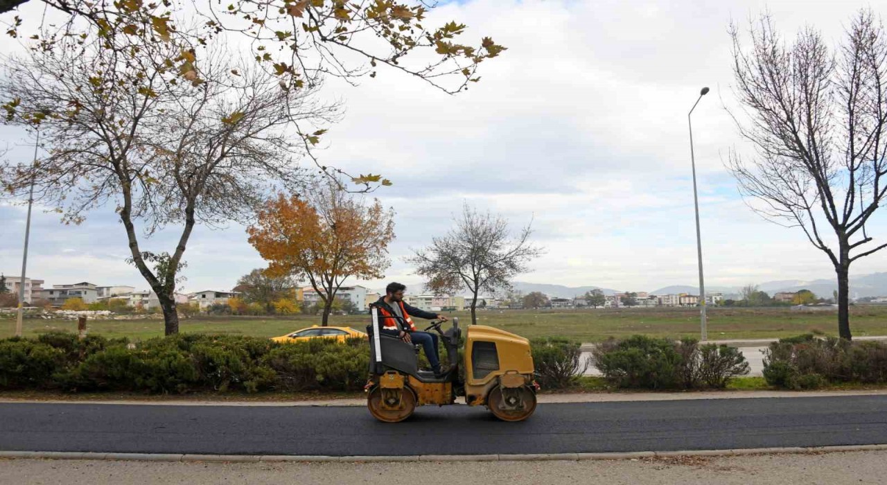 Osmangazide park içi yollar yenilendi