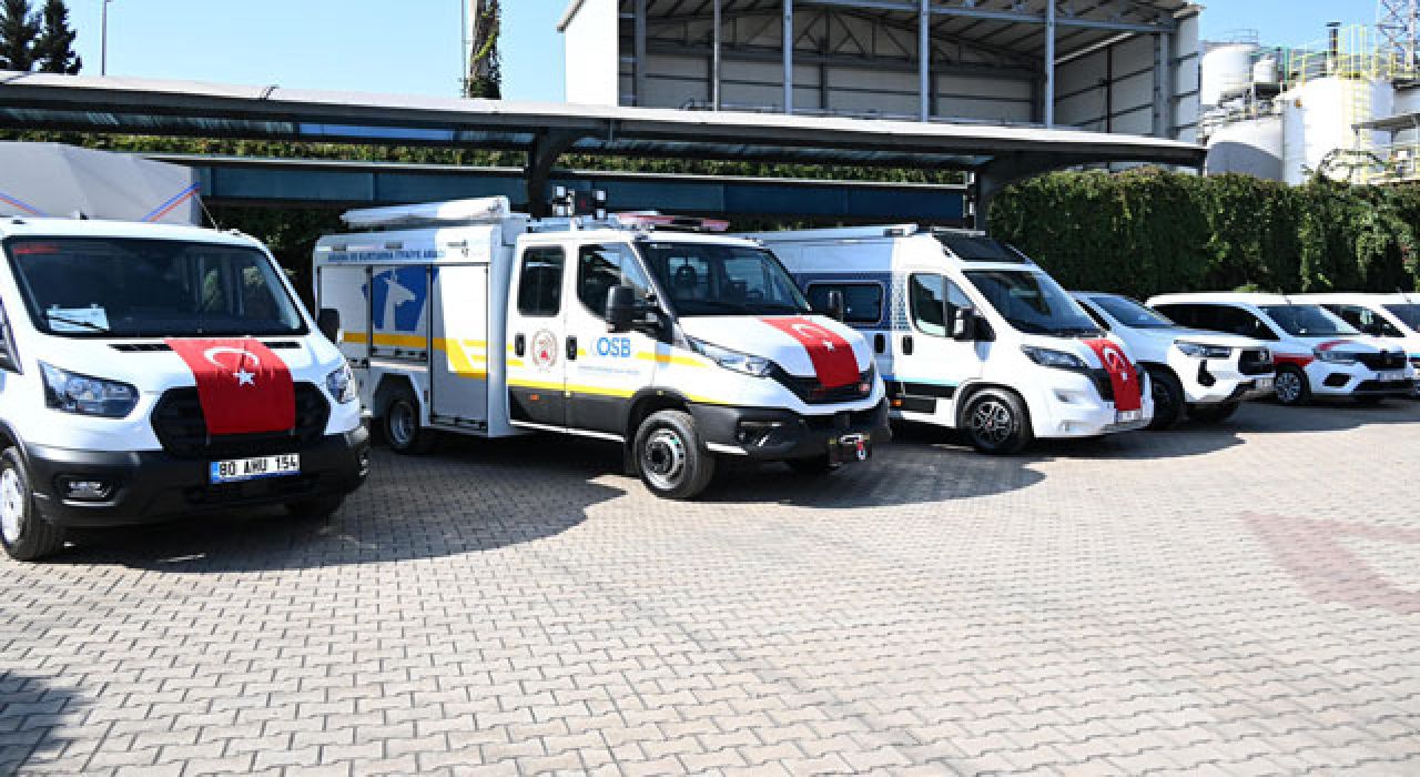 Osmaniye OSB’de 14 Araçlık Kurtarma Filosu Kuruldu