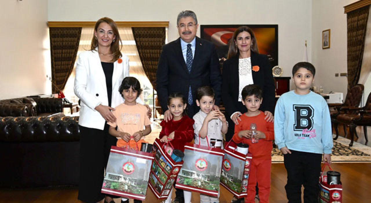 Osmaniye Valisi Yılmaz, LÖSEV’li Çocukları Makamında Ağırladı