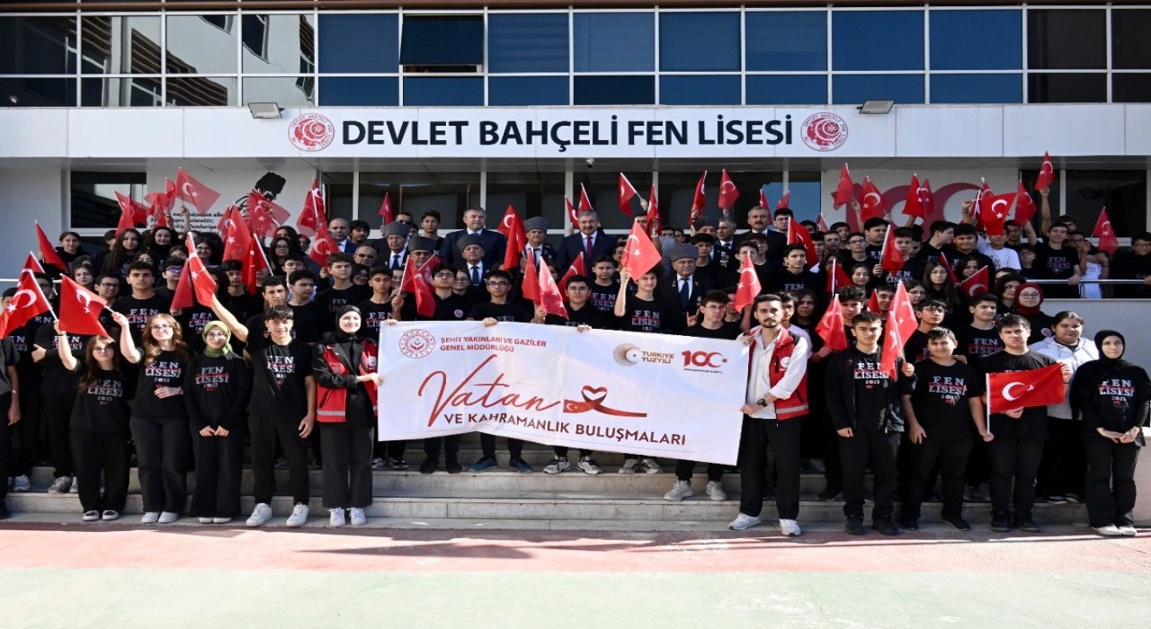 Osmaniyede gaziler ve gençler Vatan ve Kahramanlık Buluşmaları programında bir araya geldi