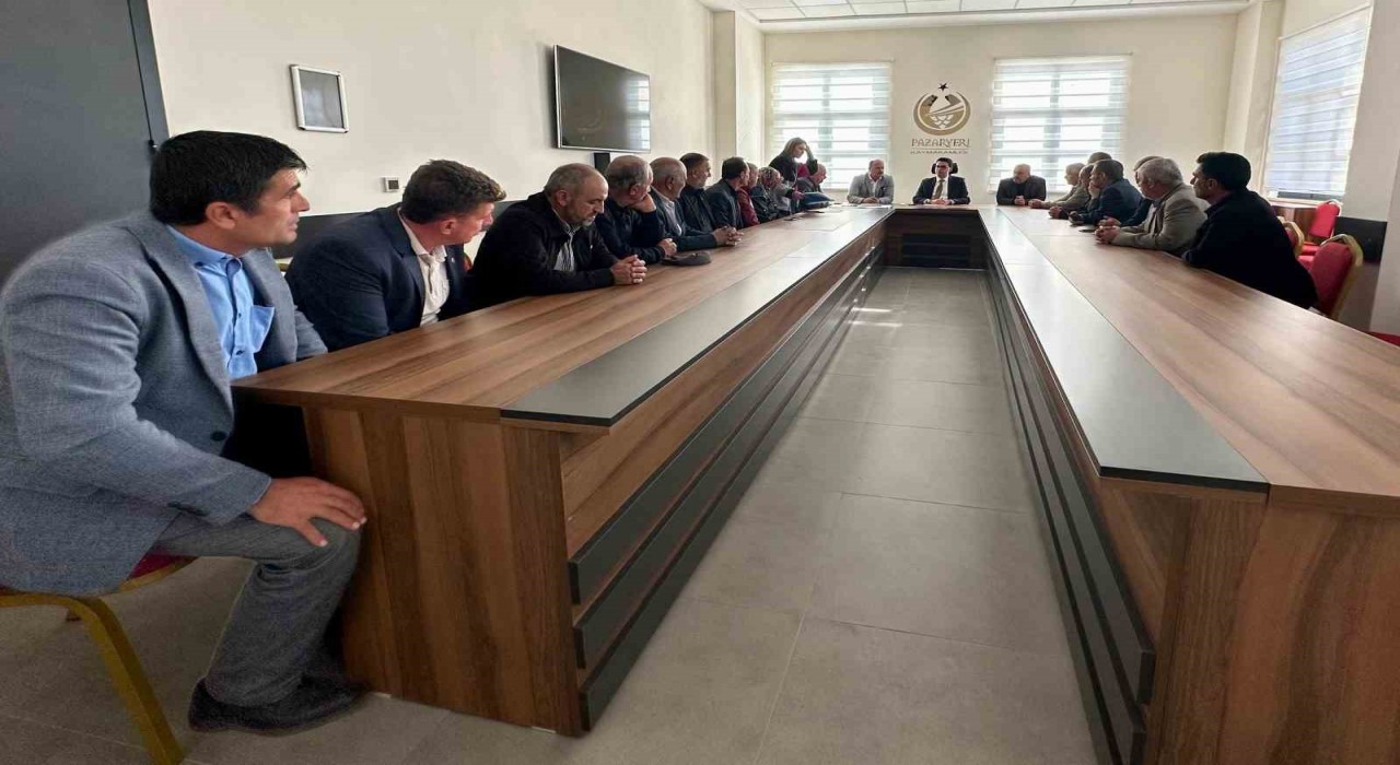 Pazaryerinde köylerin su sorunu masaya yatırıldı