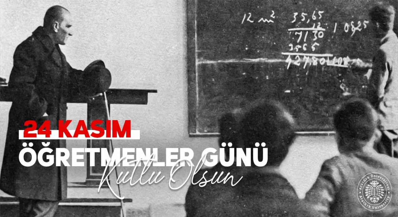 Rektör Hacımüftüoğlu; 24 Kasım Öğretmenler Günü kutlu olsun