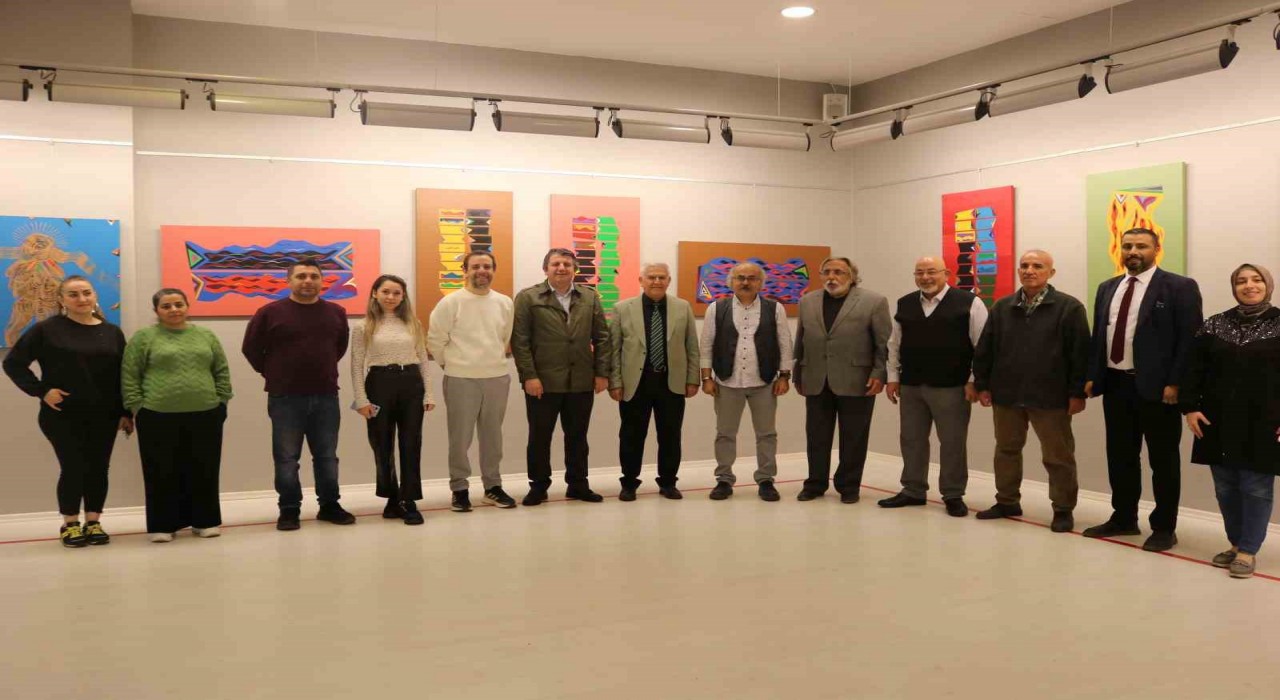 Ressam Mehmet Ali Doğan Sanko Sanat Galerisinde sergi açtı