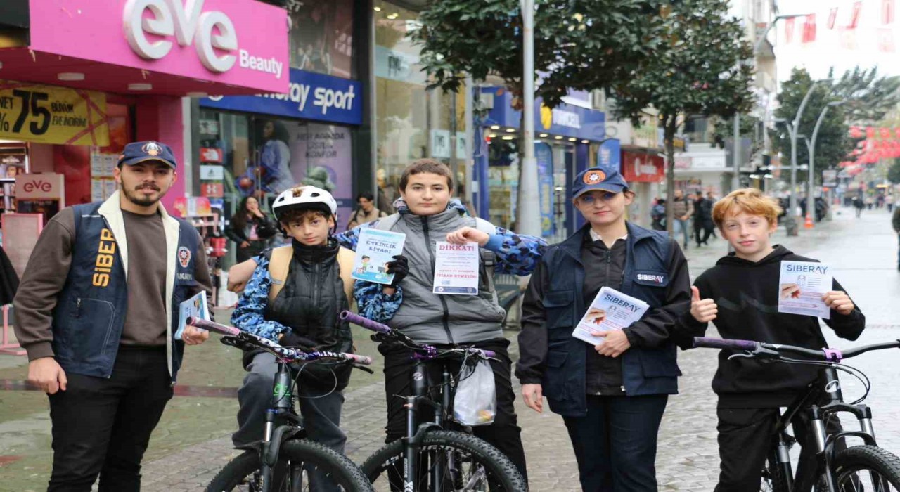 Sakarya polisinden siber suçlara karşı bilinçlendirme çalışması