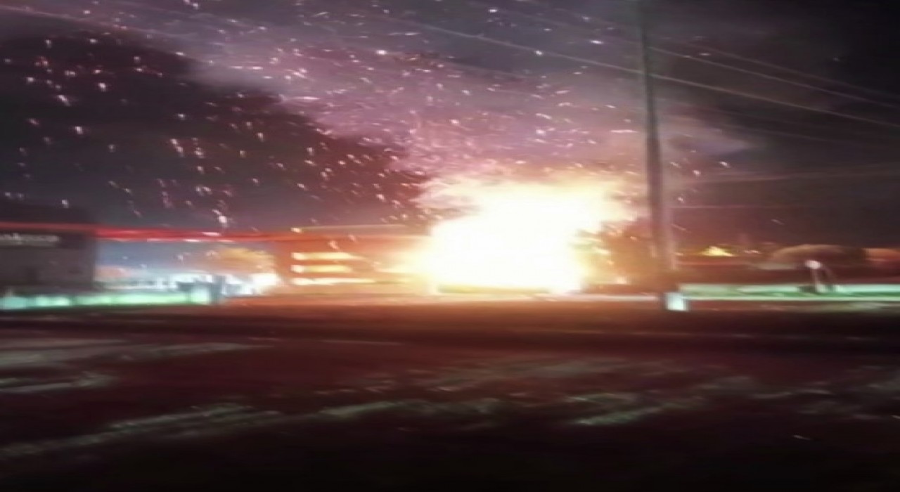 Sakaryada OSB girişinde korkutan yangın