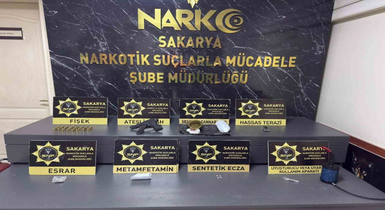 Sakaryada uyuşturucu operasyonu: 3 gözaltı