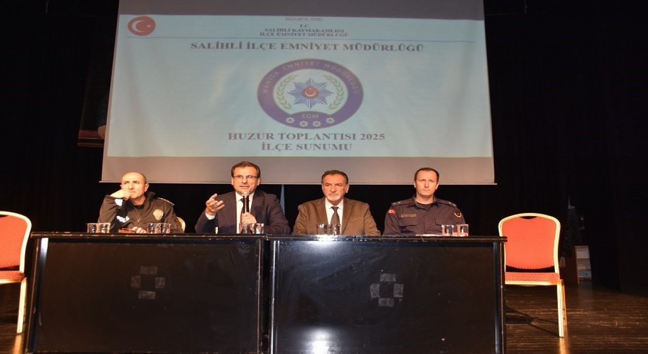 Salihlide huzur toplantısı gerçekleştirildi