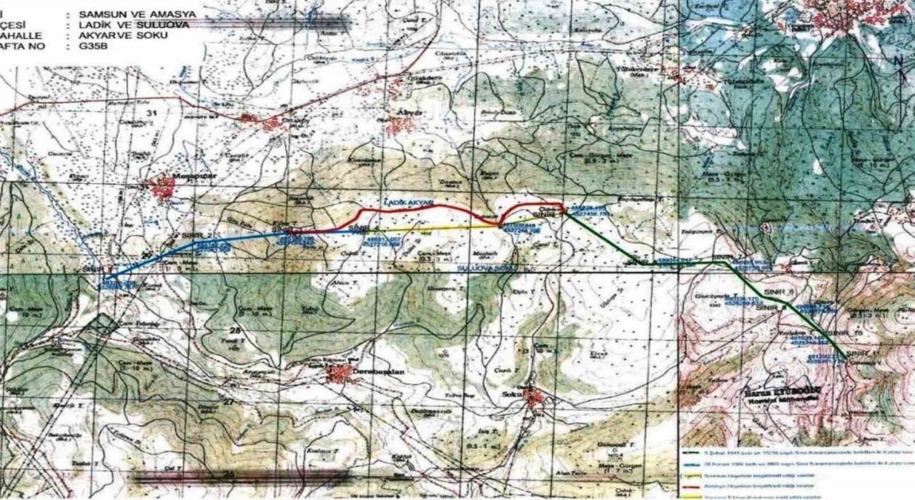 Samsun-Amasya sınırındaki toprak krizi: Topraklarımızdan asla vazgeçmeyiz