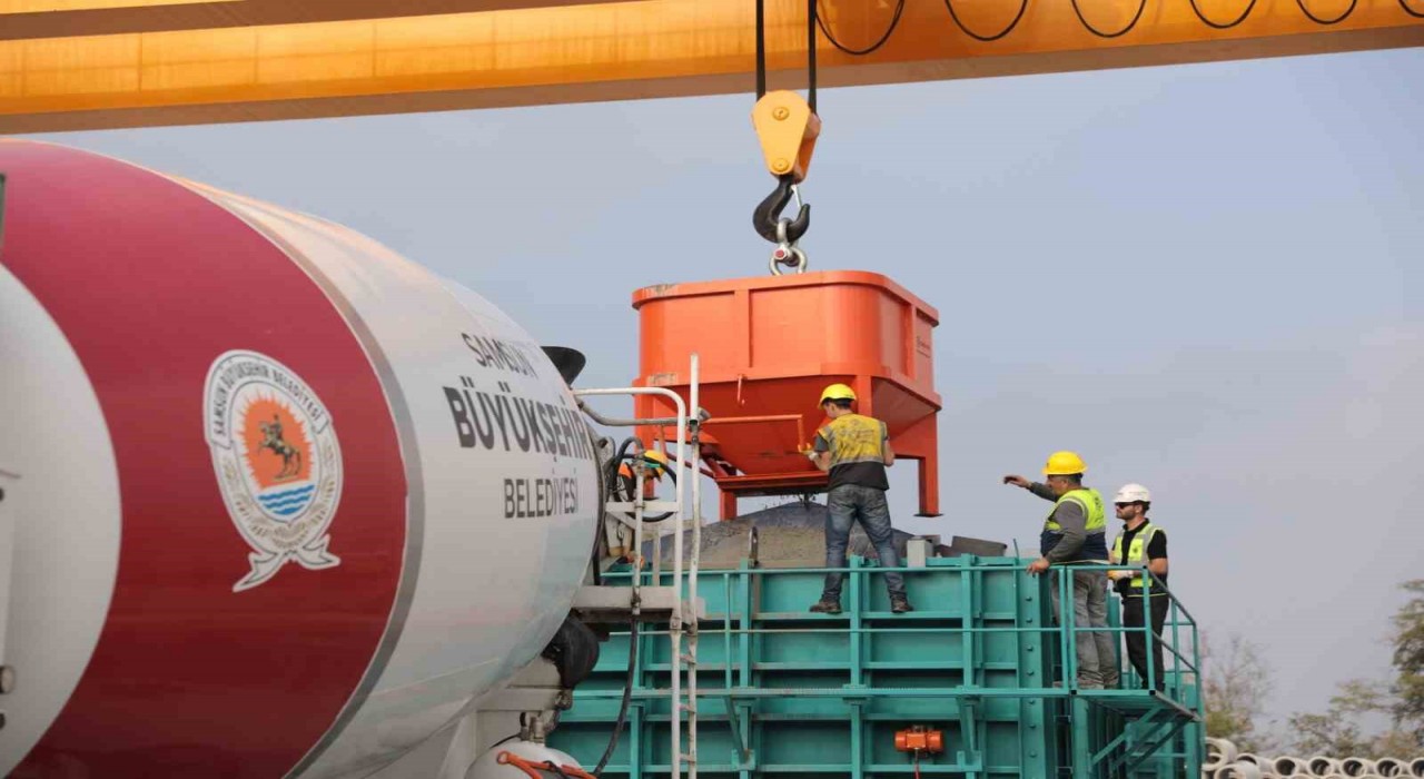 Samsun, betonarme prefabrik su deposu üreten şehir oldu