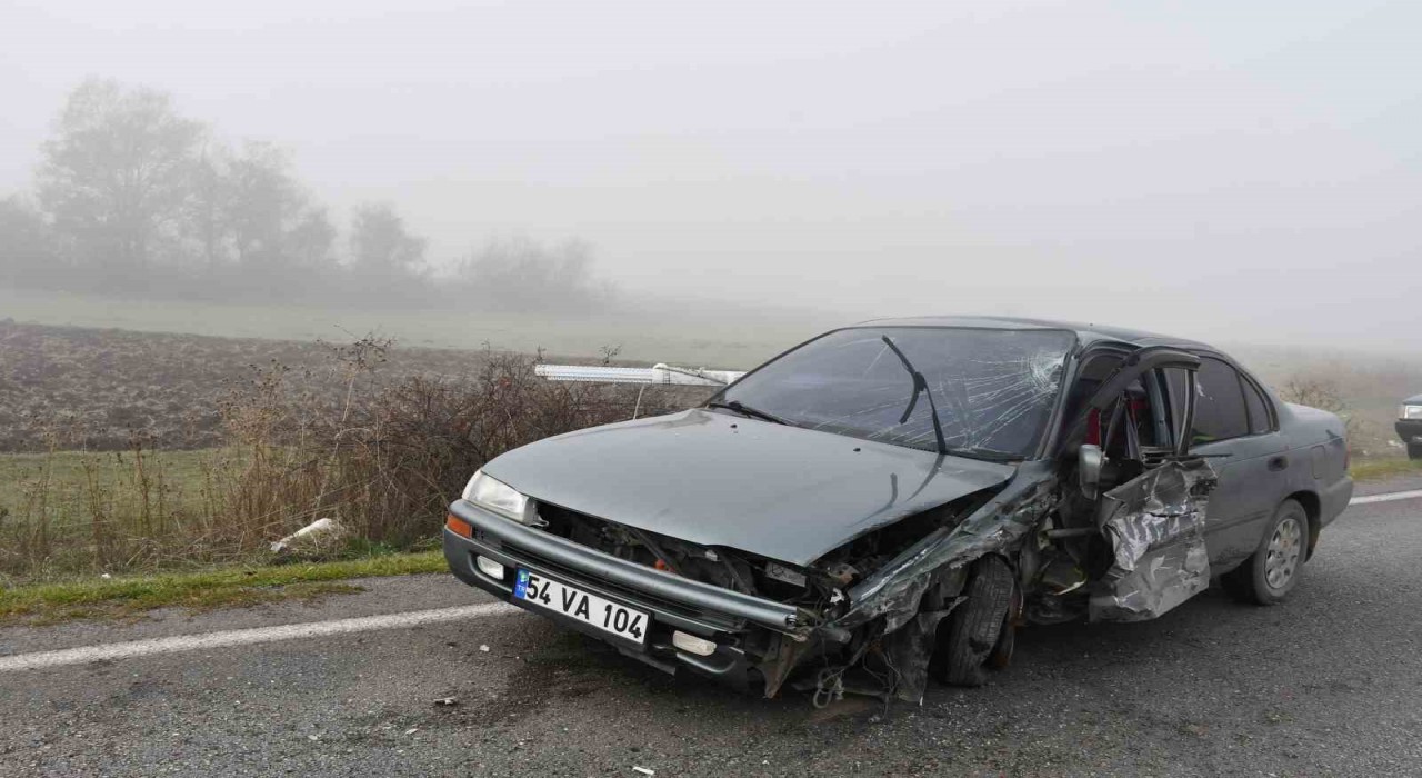 Samsunda iki otomobil çapıştı: 3 yaralı