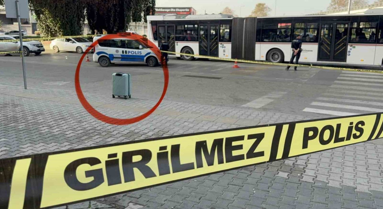 Samsunda şüpheli valiz paniği